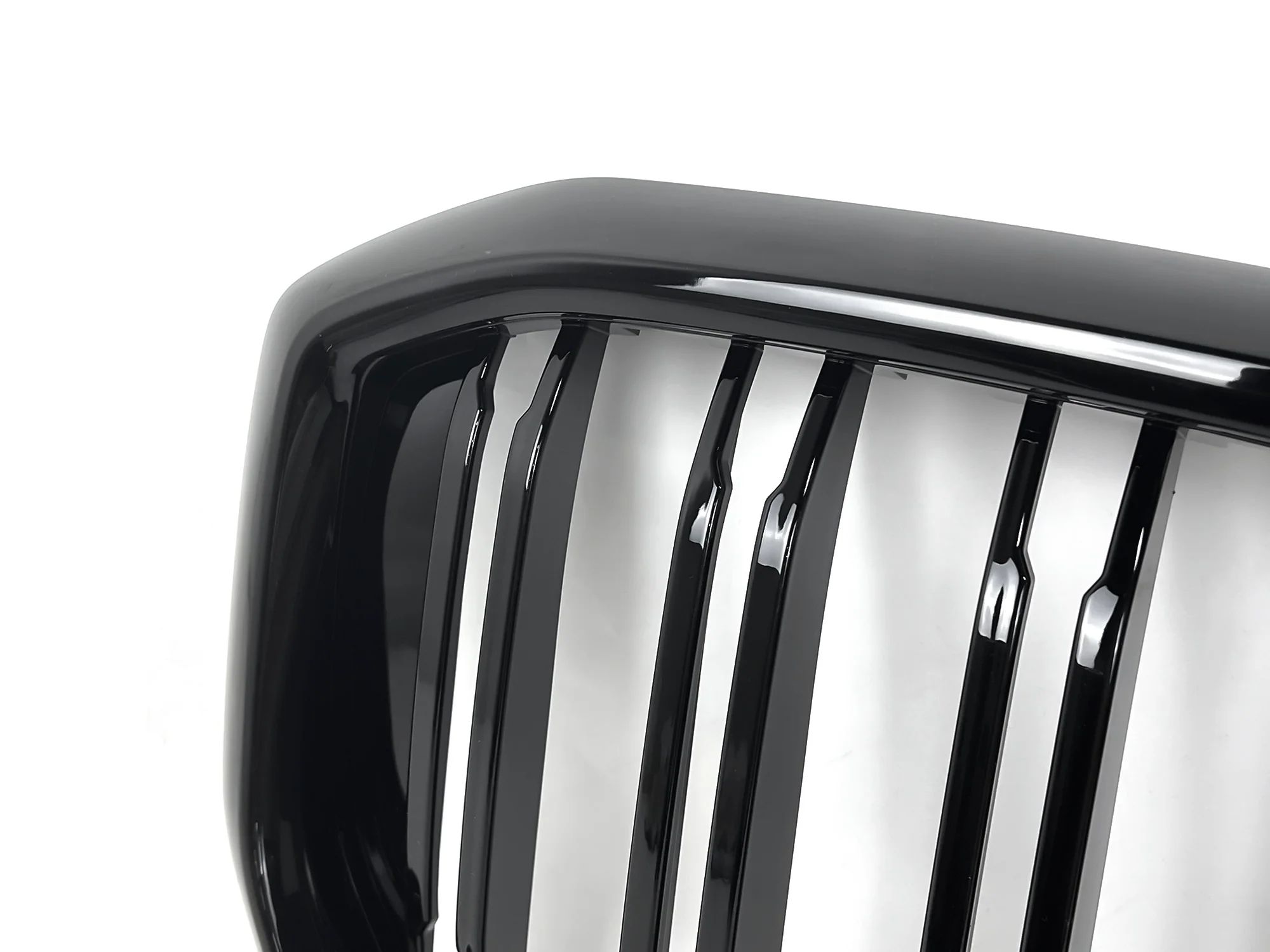 For 2024-2026 BMW X5 G05 LCI Gloss Black Dual Slats Front Kidney Grill - Image 7