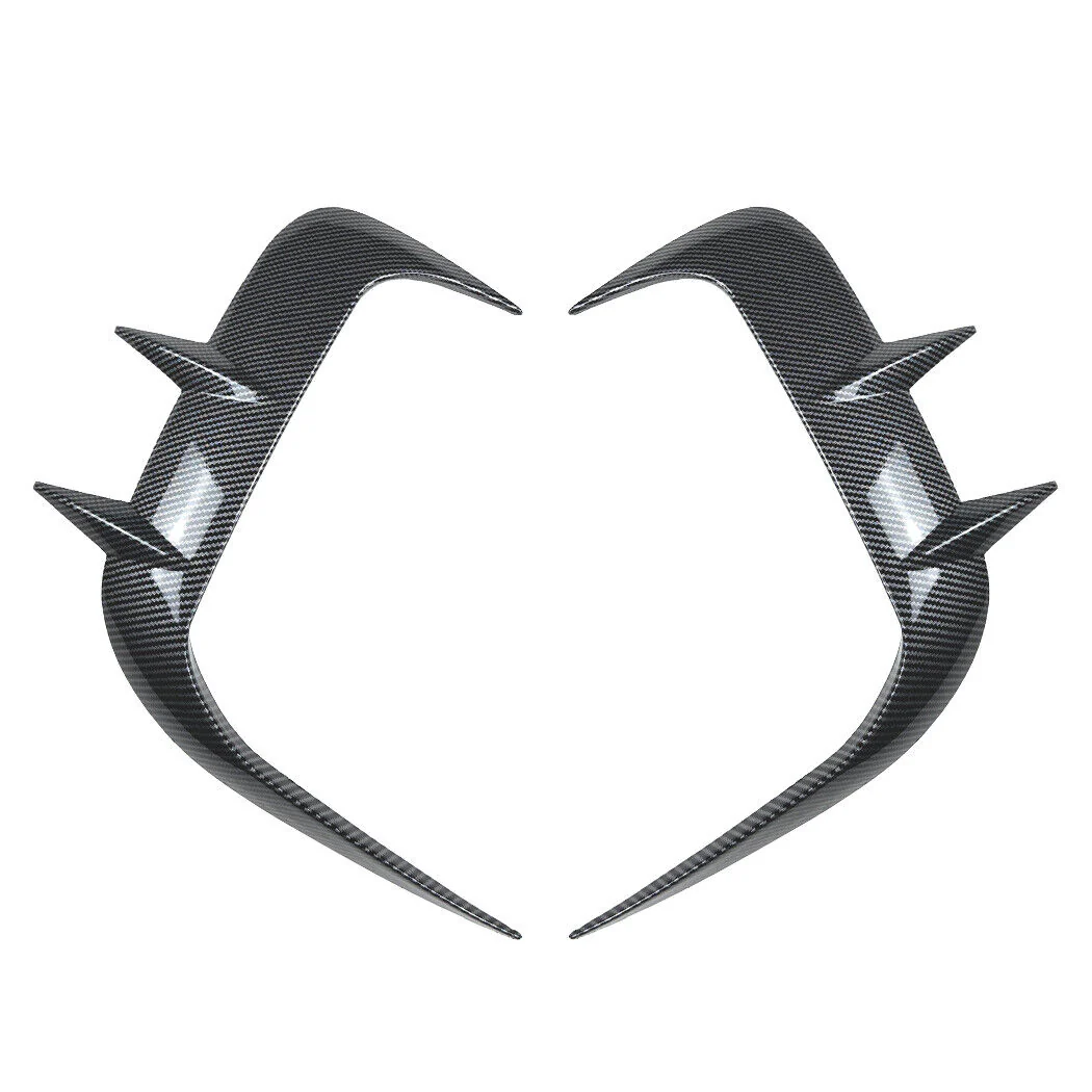 For 2024-2026 BMW 5 Sereies G60 M-Sport Front Bumper Side Blade Canards Splitter Carbon Style - Image 7