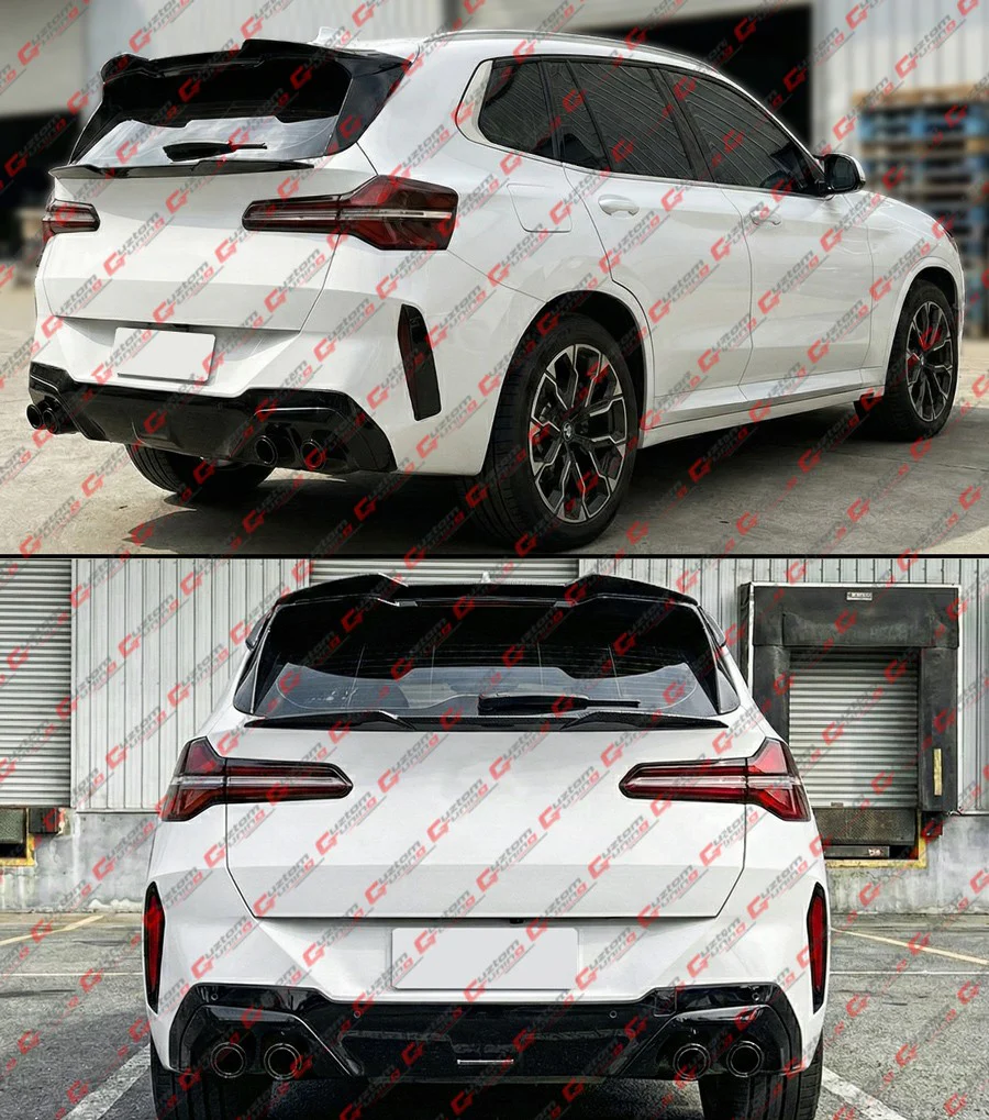 For 2025-2026 BMW G45 X3 V-ST Style Gloss Black Highkick Rear Roof Spoiler Wing Lid - Image 5