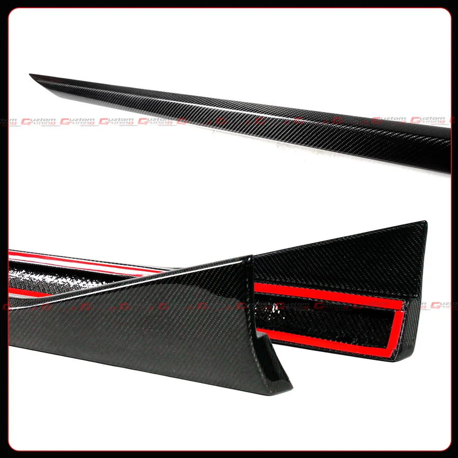 For 2025-2026 BMW G90 G99 M5 Add-on Real Carbon Fiber Side Skirt Extension - Image 4