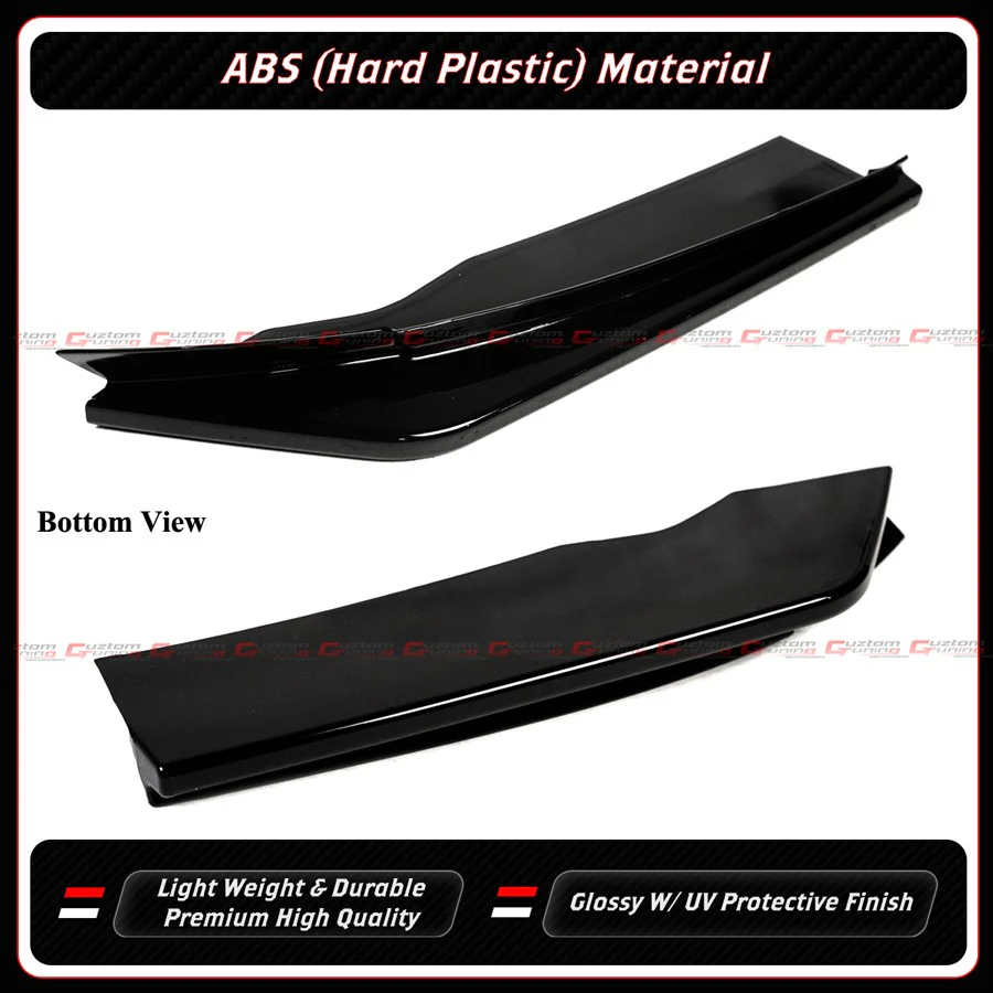 For 2025-2026 BMW X3 G45 M Sport V-ST Style Gloss Black Rear Bumper Diffuser Kit - Image 5