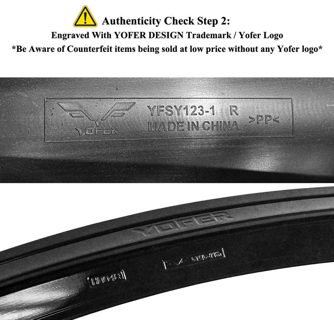 For 2025-2026 Tesla Model Y Juniper Gloss Black Front Bumper Lip Kit By Yofer - Image 4