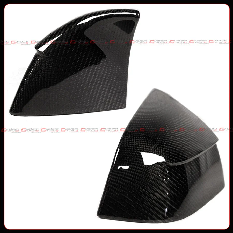 For 2025-2026+ Tesla Model Y Juniper M Style Full Carbon Fiber Side Mirror Cover Caps (Add-On/Stick On) - Image 6
