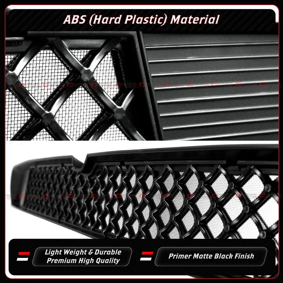 For 2025-2026 Tesla Model Y Juniper Matte Black Front Lower Mesh Grill Bug Shield - Image 6