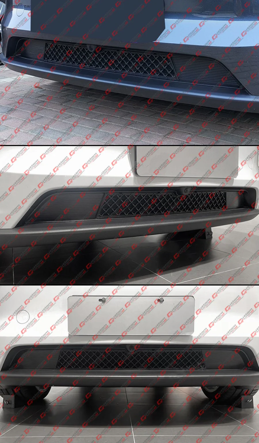 For 2025-2026 Tesla Model Y Juniper Matte Black Front Lower Mesh Grill Bug Shield - Image 7