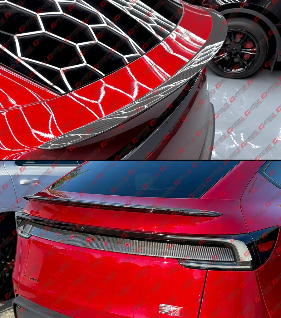 For 2025-2026 Tesla Model Y Juniper Performance Full Carbon Fiber Trunk Spoiler Wing - Image 10