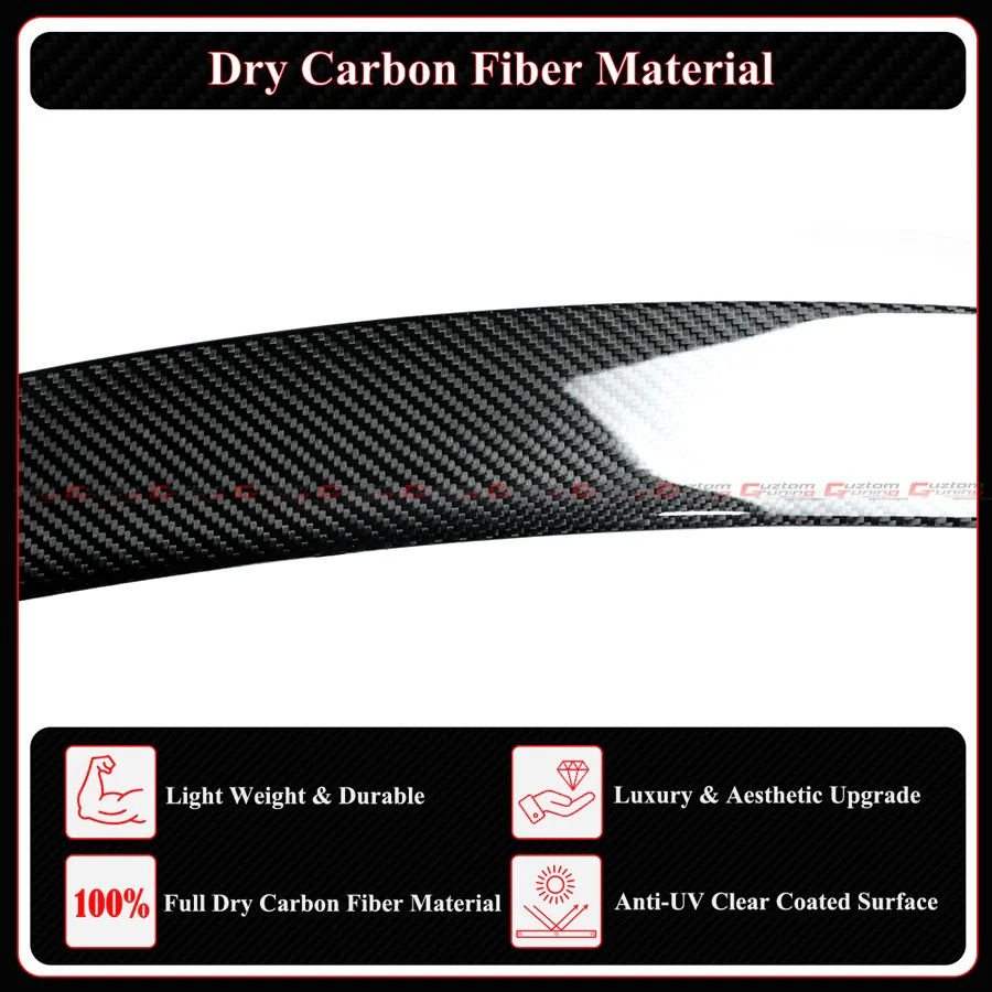 For 2025-2026 Tesla Model Y Juniper Performance Full Carbon Fiber Trunk Spoiler Wing - Image 7