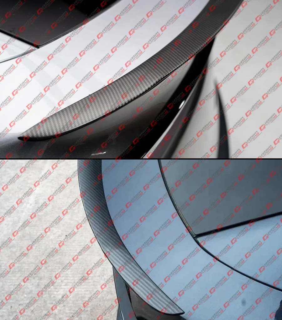 For 2025-2026 Tesla Model Y Juniper Performance Matte Dry Carbon Fiber Trunk Spoiler - Image 10