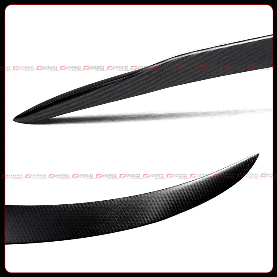 For 2025-2026 Tesla Model Y Juniper Performance Matte Dry Carbon Fiber Trunk Spoiler - Image 5