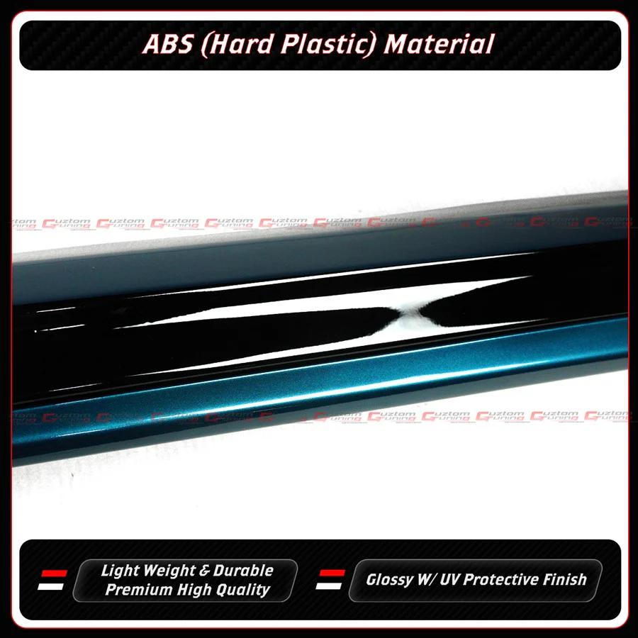 For 2025-2026 Toyota Camry 9th Gen CTM Ocean Gem Black 2-Toned Side Skirt Extension - Image 5