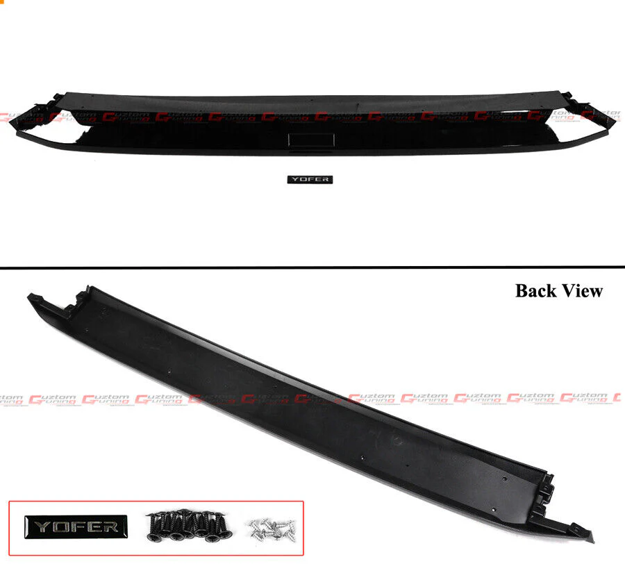For 2025-2026 Honda Civic 11.5th Gen Yofer Glossy Black Front Bumper Lip Splitter - Image 4