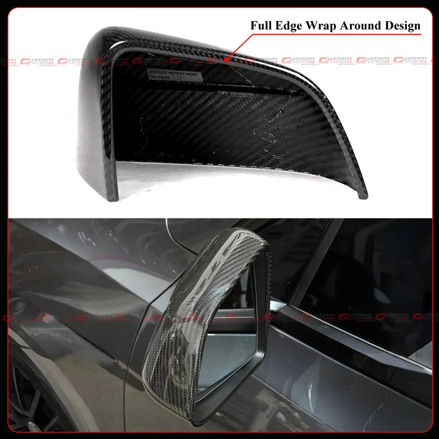 For 2025+ Tesla Model Y Juniper Add-on Full Carbon Fiber Side Mirror Cover Caps - Image 6