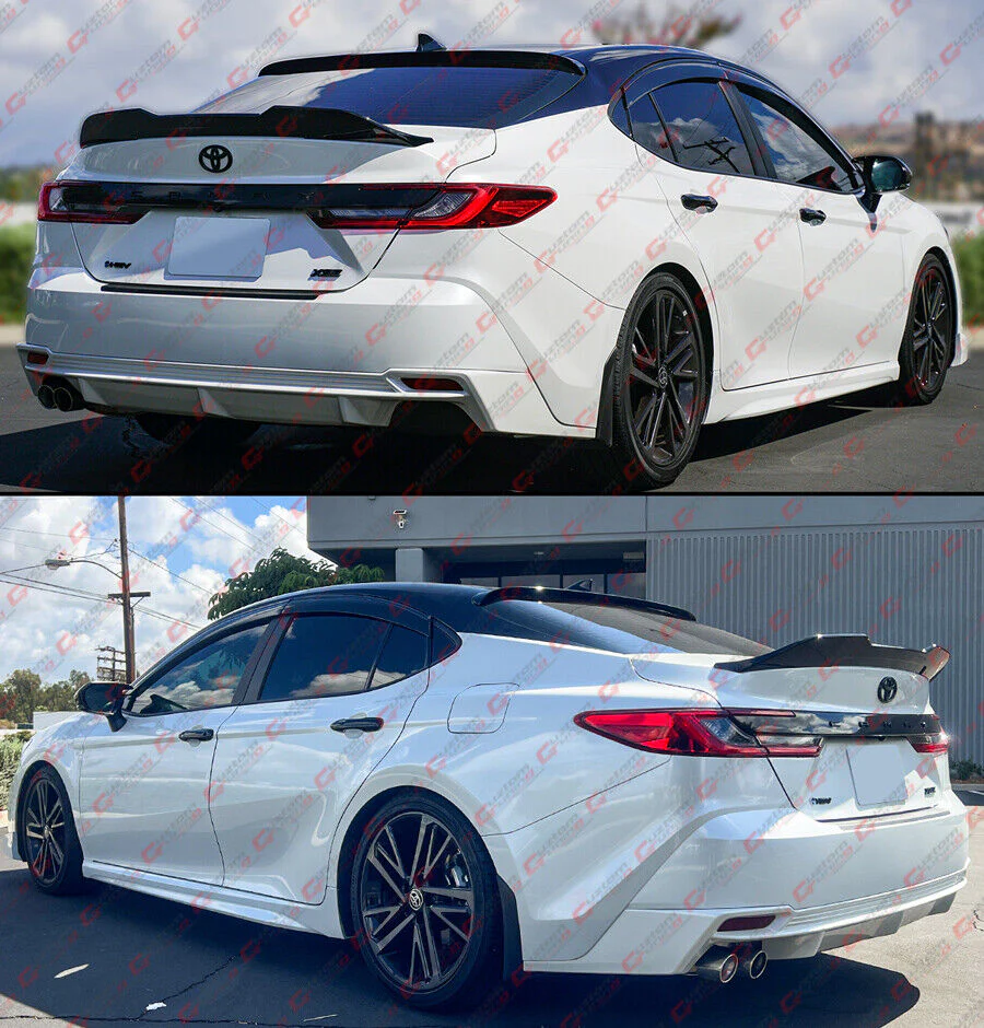 For 2025+ Toyota Camry LE XLE SE XSE Gloss Black Highkick Rear Trunk Spoiler Wing - Image 4