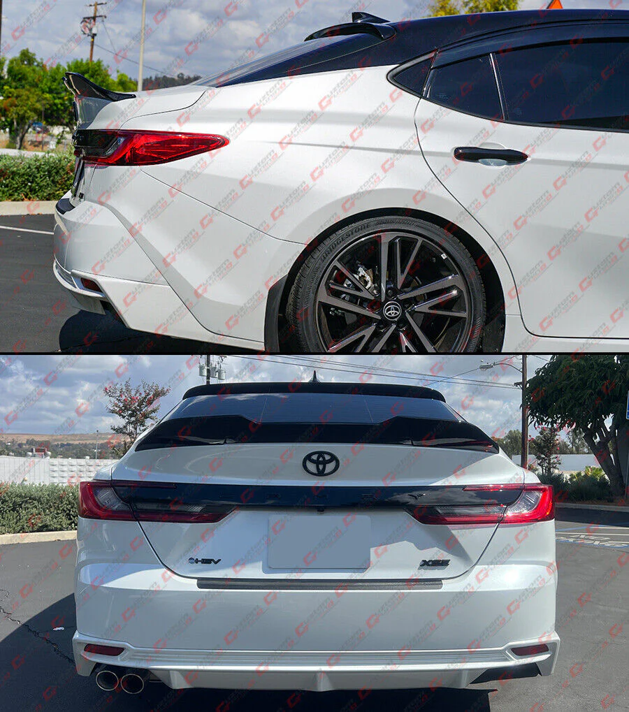 For 2025+ Toyota Camry LE XLE SE XSE Gloss Black Highkick Rear Trunk Spoiler Wing - Image 5