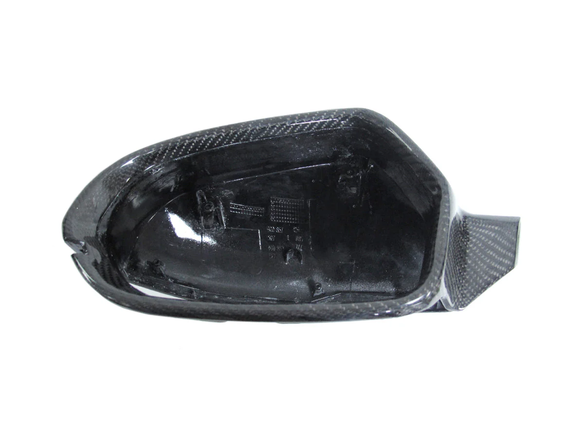 Carbon Fiber Side Mirror Covers Replace For AUDI A6 C7 S6 RS6 2012-2018 with Lane Assist od37 - Image 10