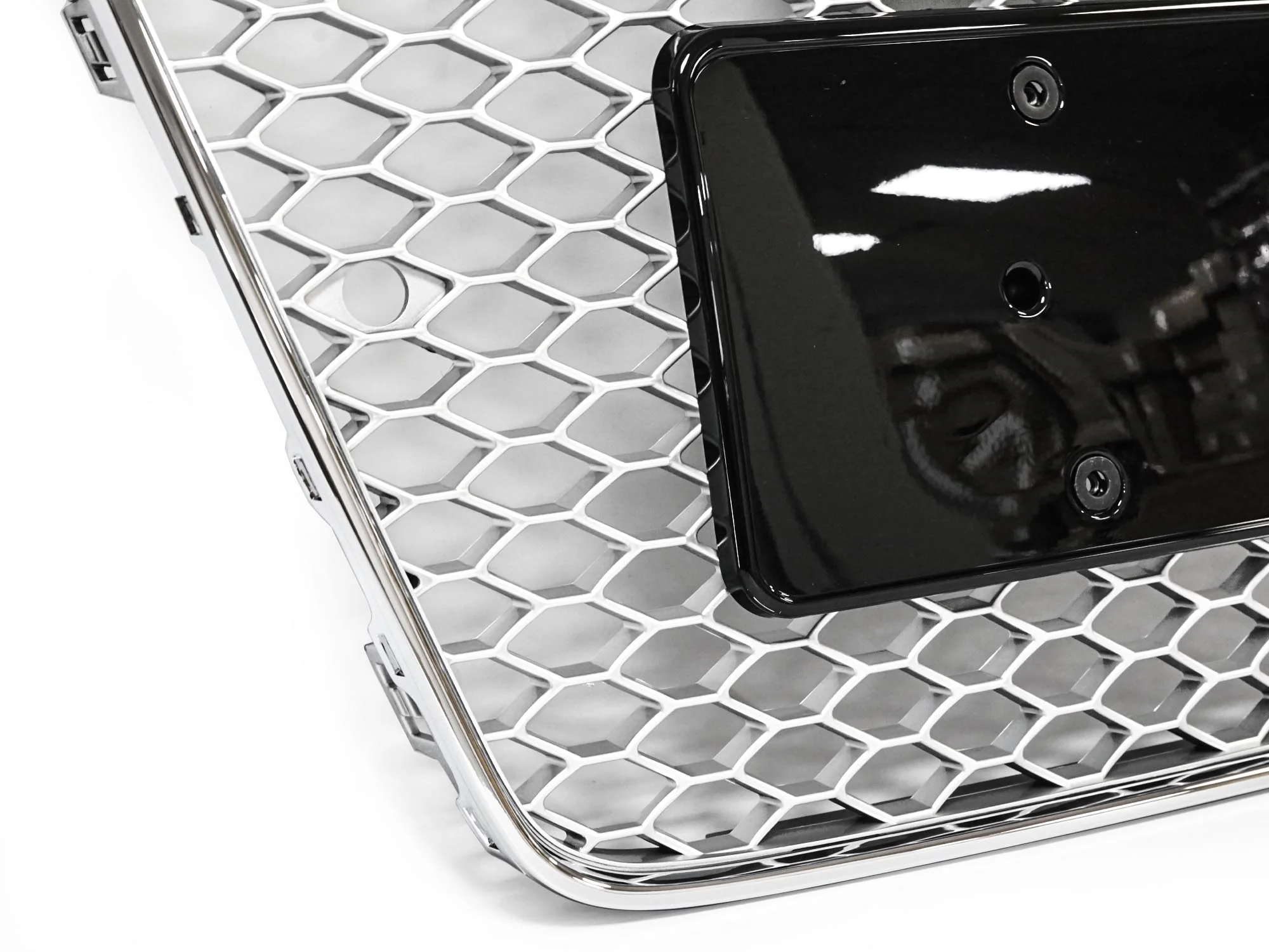 For Audi B8.5 A5 S5 2013-2016 RS5 Style Front Grille Chrome (Frame + Honeycomb) - Image 7