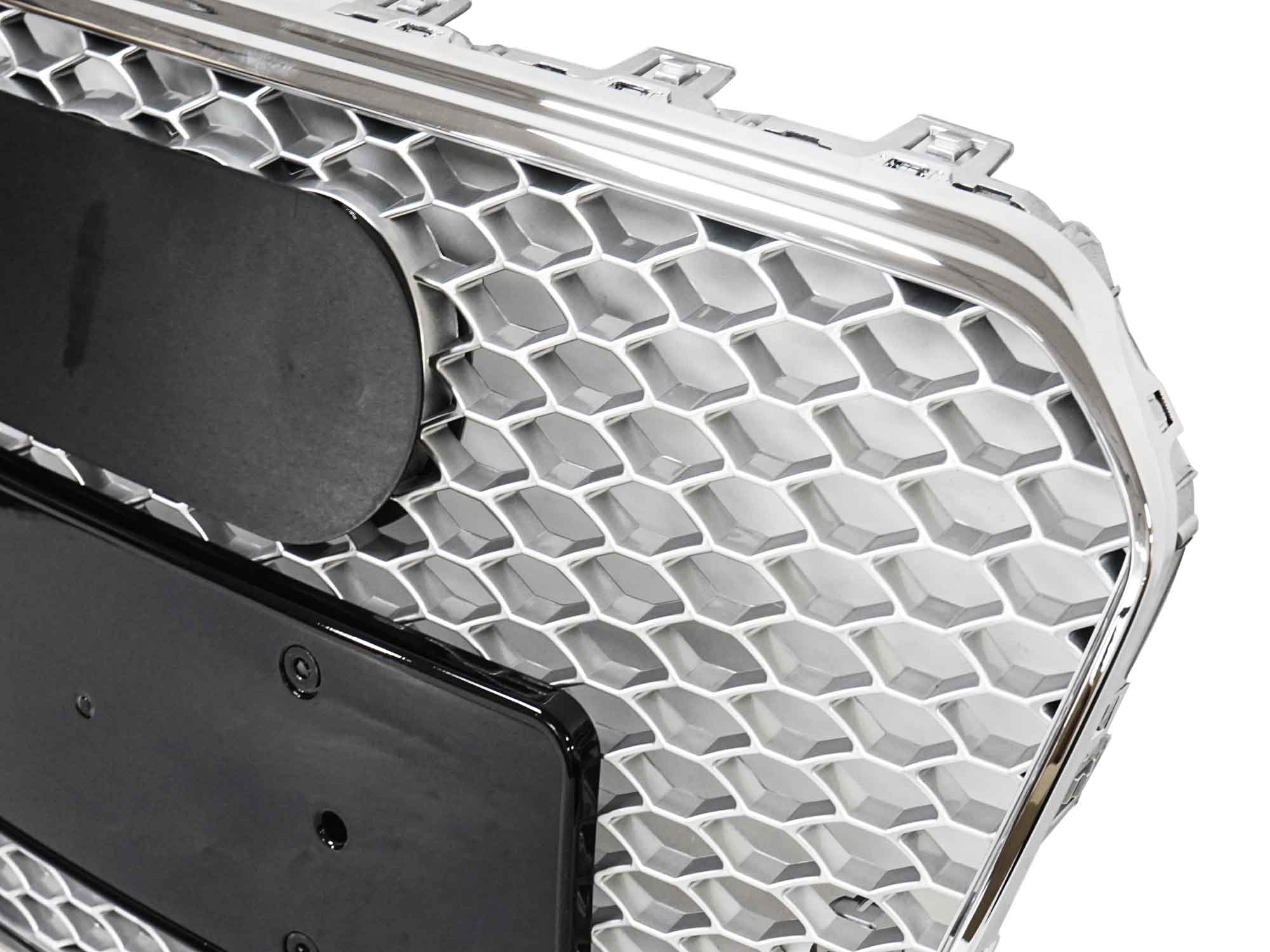 For Audi B8.5 A5 S5 2013-2016 RS5 Style Front Grille Chrome (Frame + Honeycomb) - Image 8