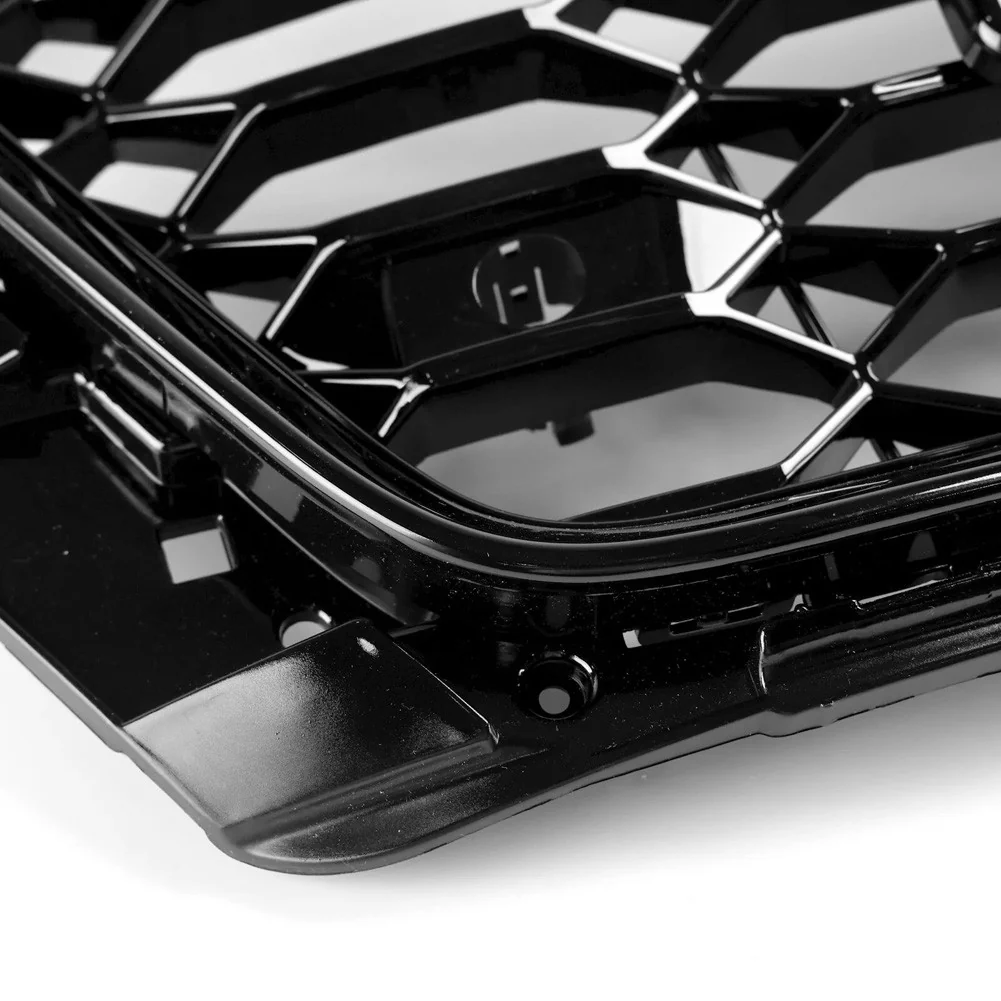 For Audi B9.5 A4 Sline S4 2020-2022 Front Bumper Grill Honeycomb Center Grille - Image 12