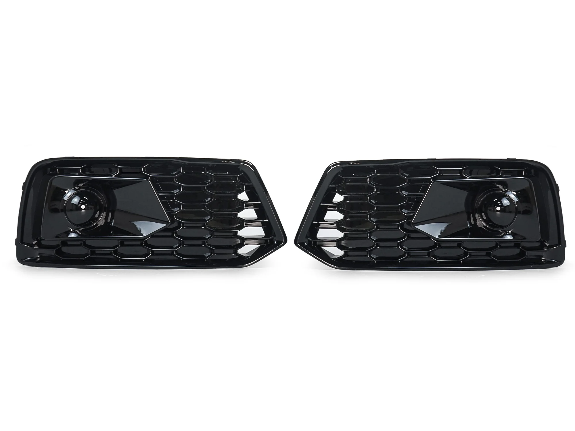 Gloss Black Front Fog Light Cover Grille Bezels For AUDI Q5 NON-Sline 2018 2019 2020 - Image 5
