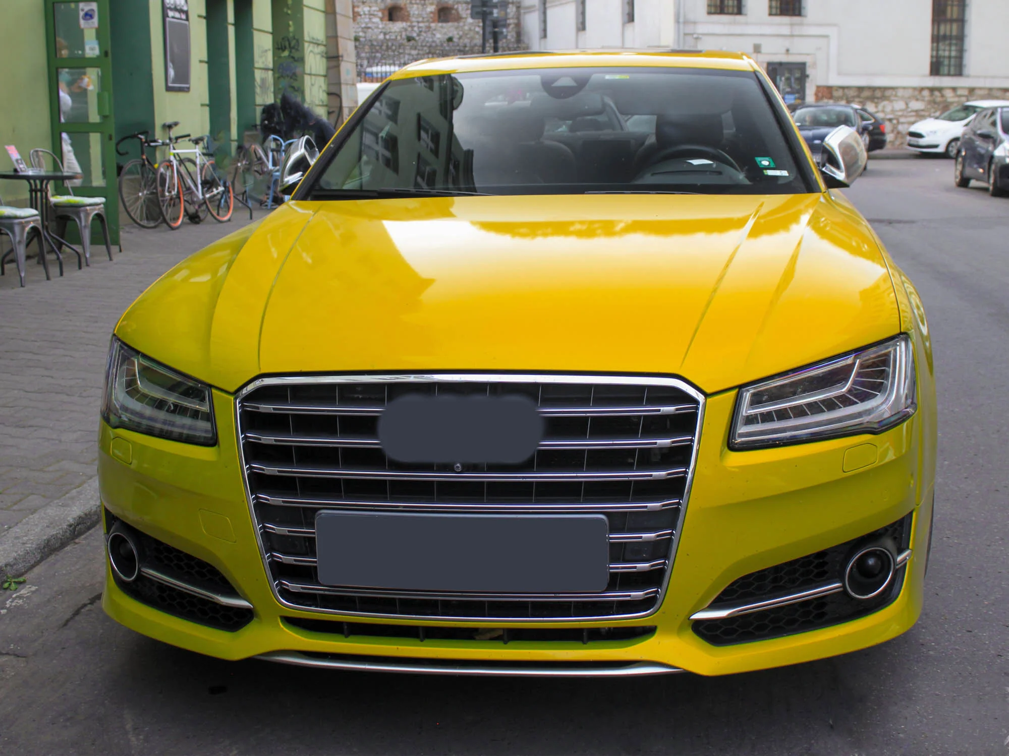 Pair For 2015-2018 Audi S8 A8 Front Left+Right Fog Light Covers 4H0-807-679-AB-3FZ - Image 2