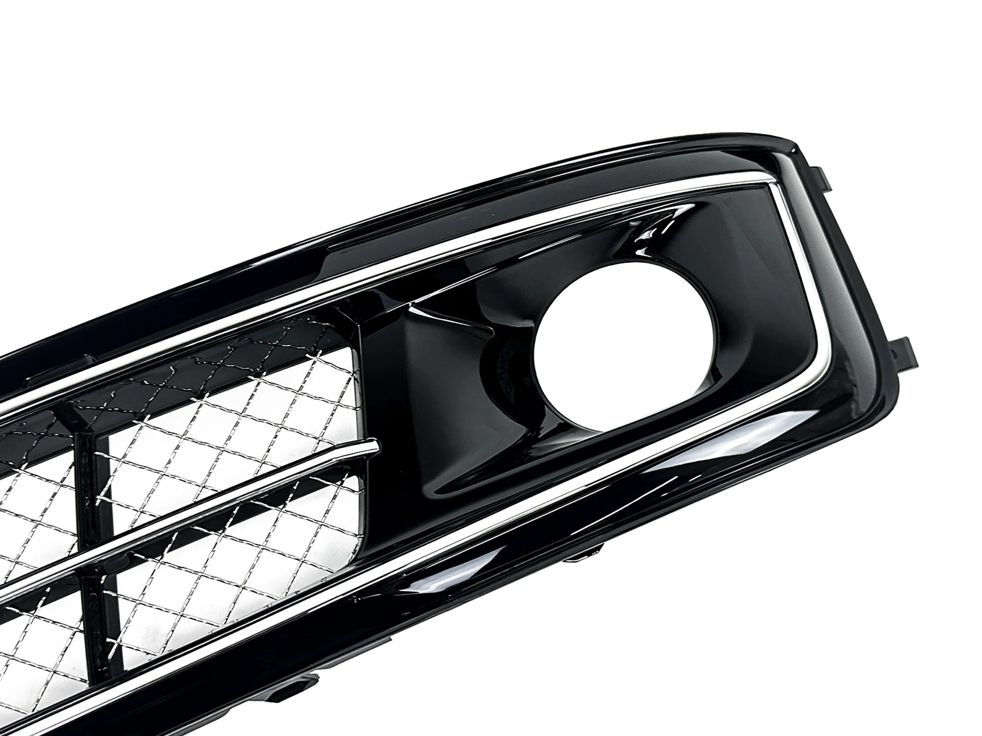 Pair L+R For 2015-2018 Audi A8 Quattro D4 Front Left & Right Fog Light Lamp Grille Covers - Image 8