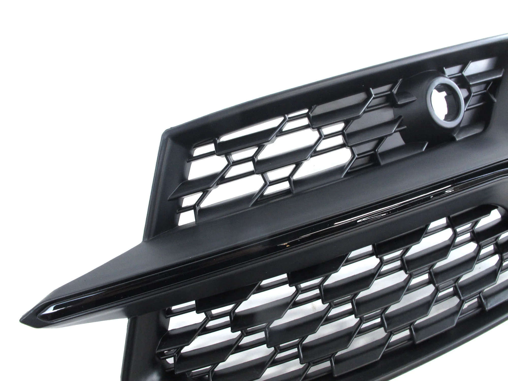 Pair L+R Honeycomb Fog Light Grille Cover Bezels For AUDI A6 C8 S-line S6 2019-2025 - Image 8