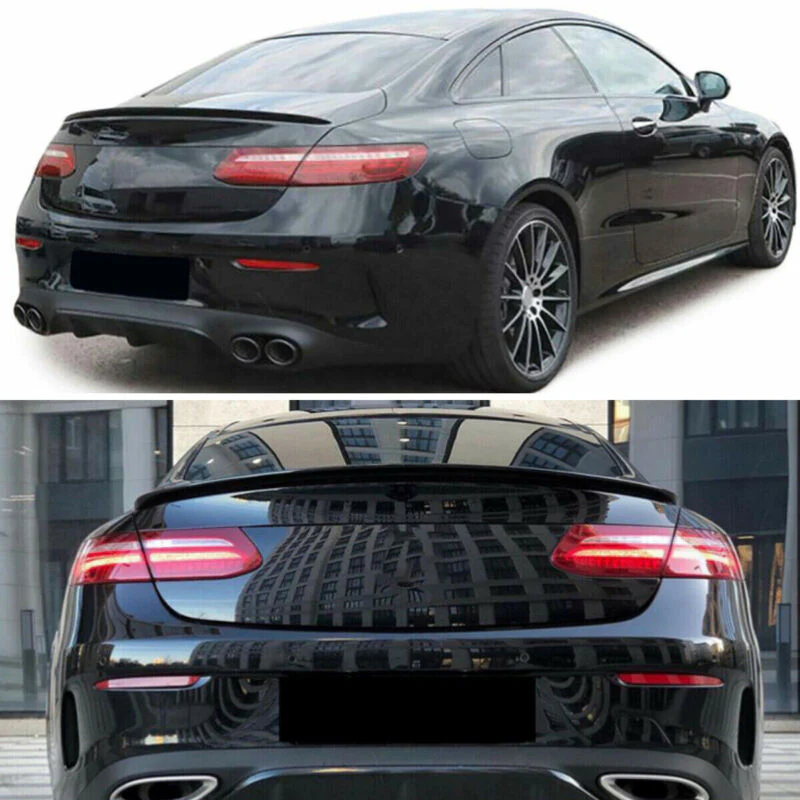 For 2017-2023 Mercedes E-Class C238 Coupe Gloss Black Trunk Spoiler Wing AMG Style - Image 3
