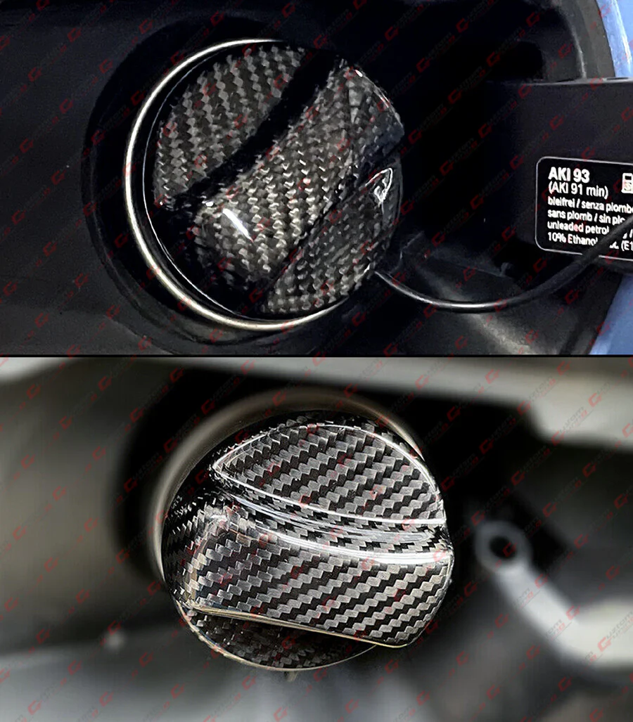 For BMW F22 F87 F30 G20 G30 F15 Carbon Fiber Add-On Gas Fuel Cap Cover Overlay - Image 5