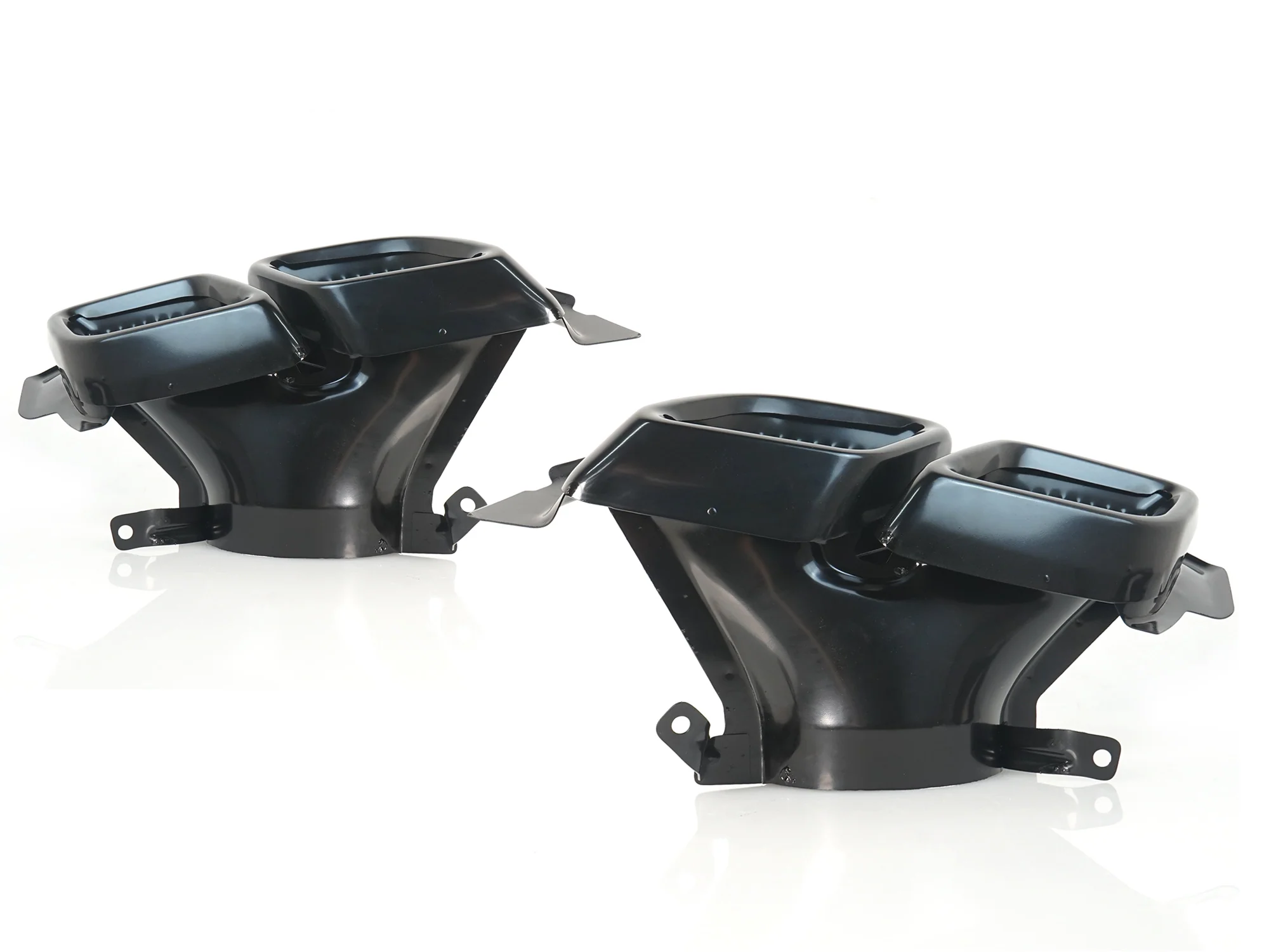 For 2020-2024 Cadillac CT5 NON-V Rear Dual Exhaust Muffler Tail Pipes Tip Black - Image 11