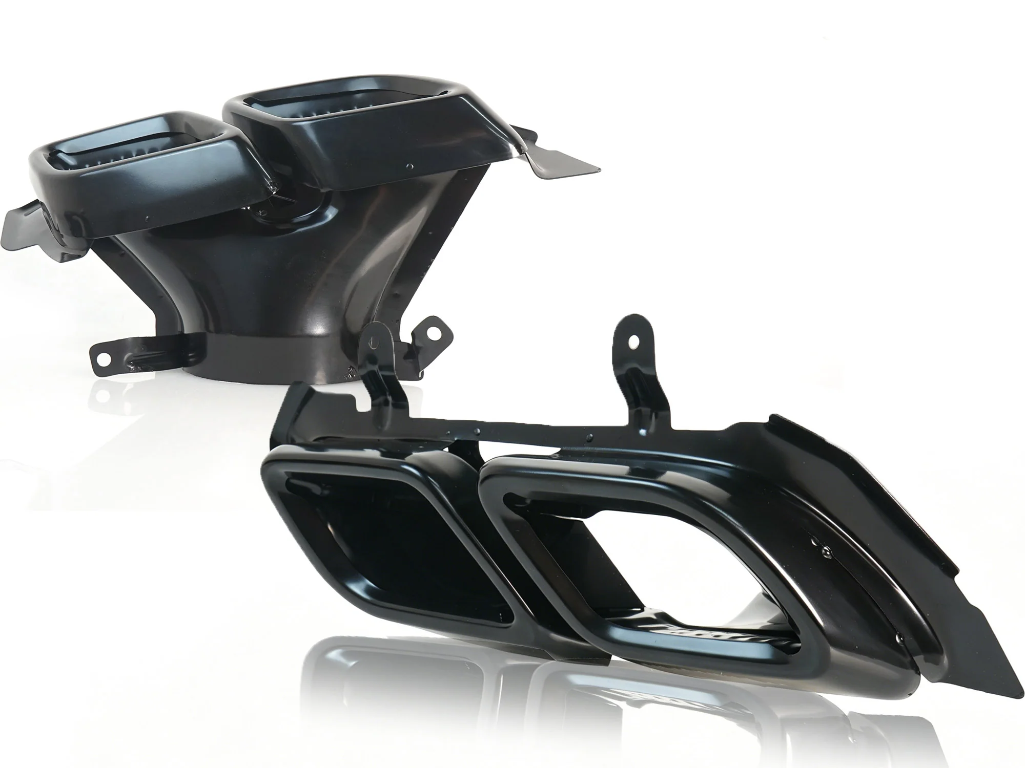 For 2020-2024 Cadillac CT5 NON-V Rear Dual Exhaust Muffler Tail Pipes Tip Black - Image 7