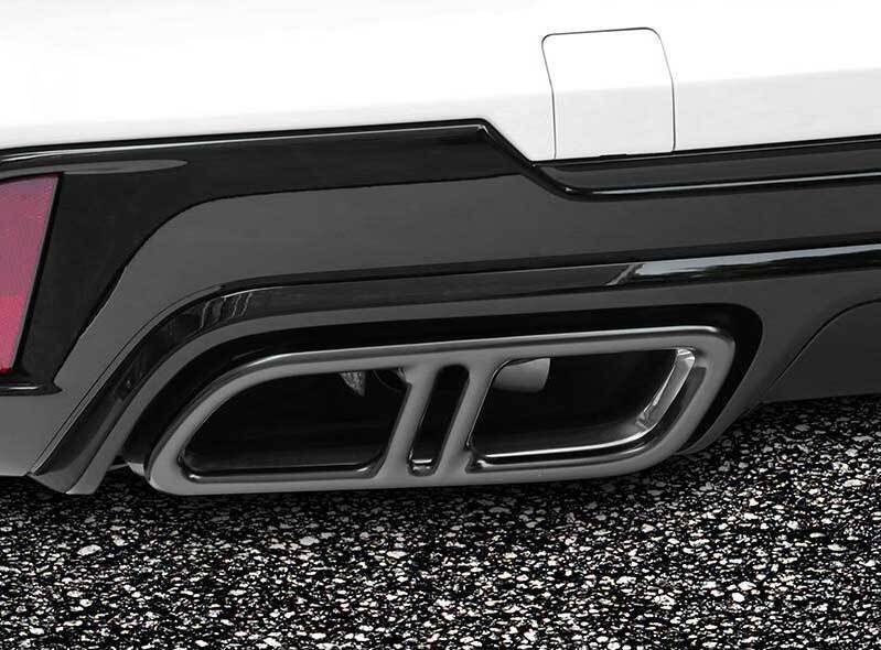 Gloss Black Exhaust Tips Tailpipe For Cadillac CT5 2020-2023 - Image 4