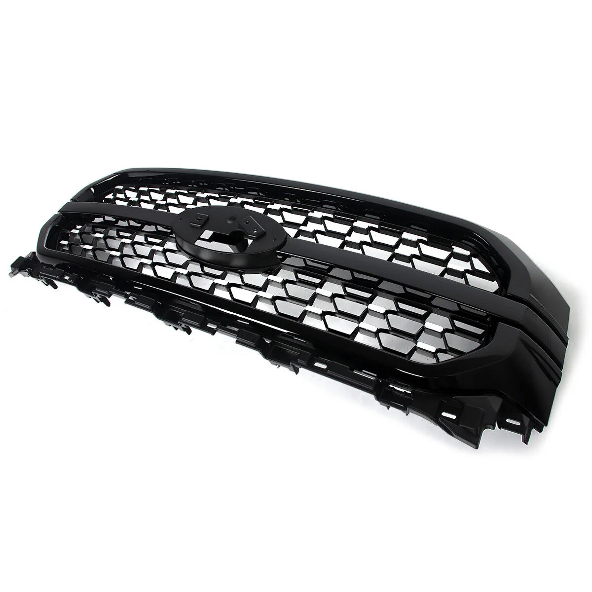 For Ford F-150 F150 Platinum 2021-2023 Agate Black Front Bumper Grille Assembly - Image 10