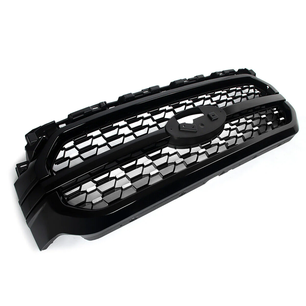 For Ford F-150 F150 Platinum 2021-2023 Agate Black Front Bumper Grille Assembly - Image 12