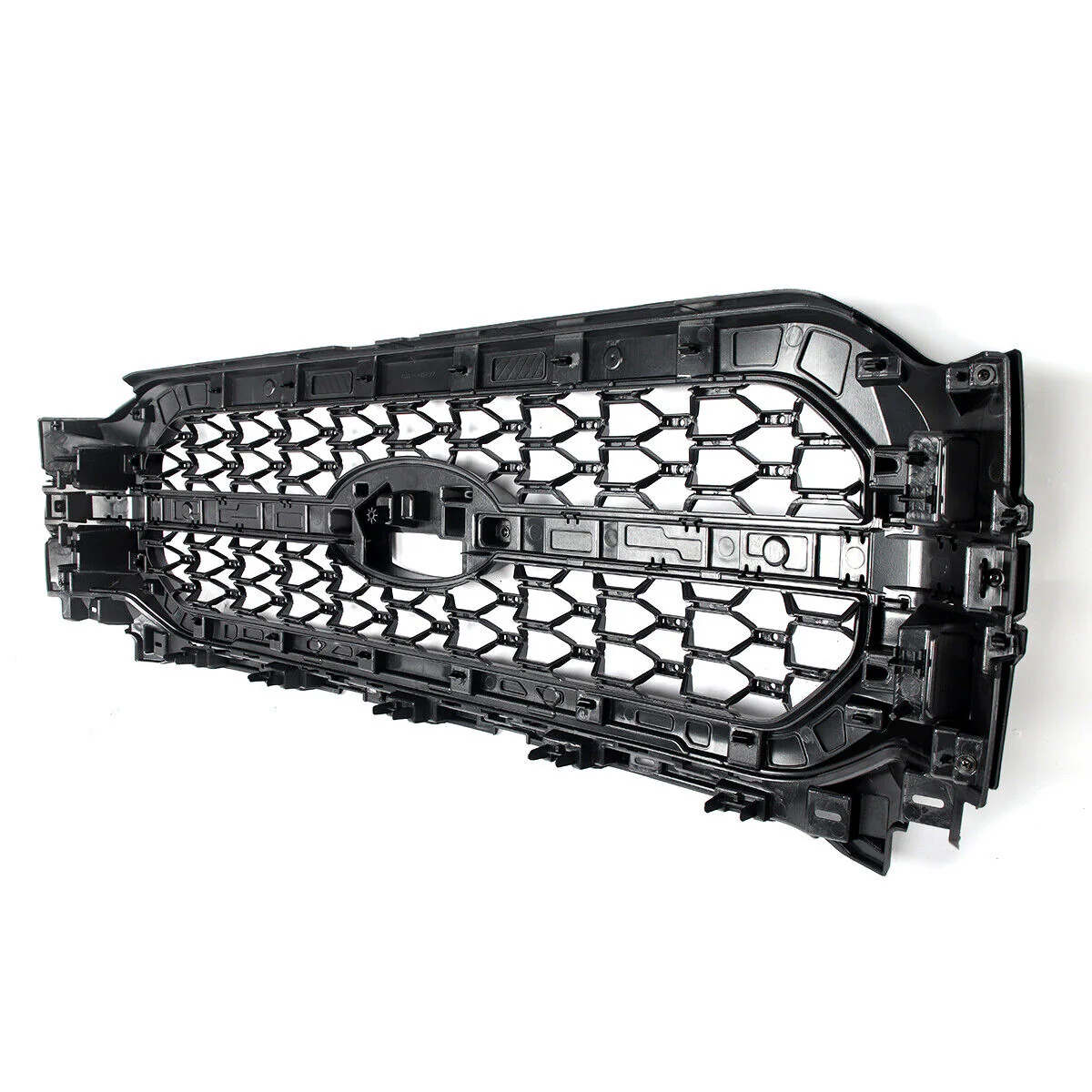For Ford F-150 F150 Platinum 2021-2023 Agate Black Front Bumper Grille Assembly - Image 14