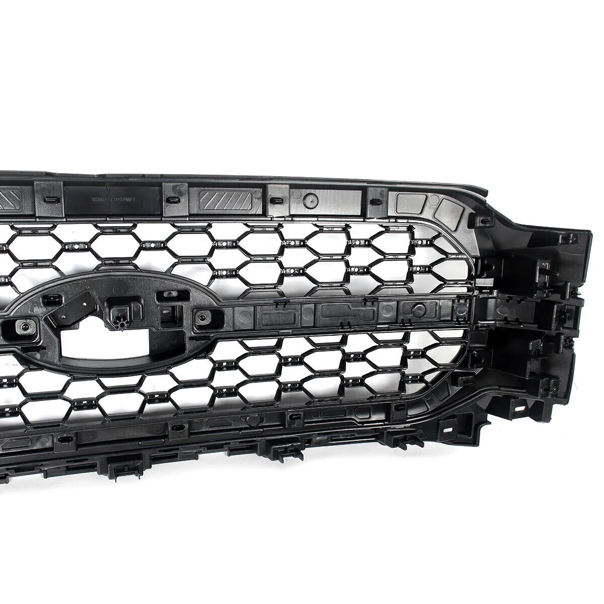 For Ford F-150 F150 Platinum 2021-2023 Agate Black Front Bumper Grille Assembly - Image 8
