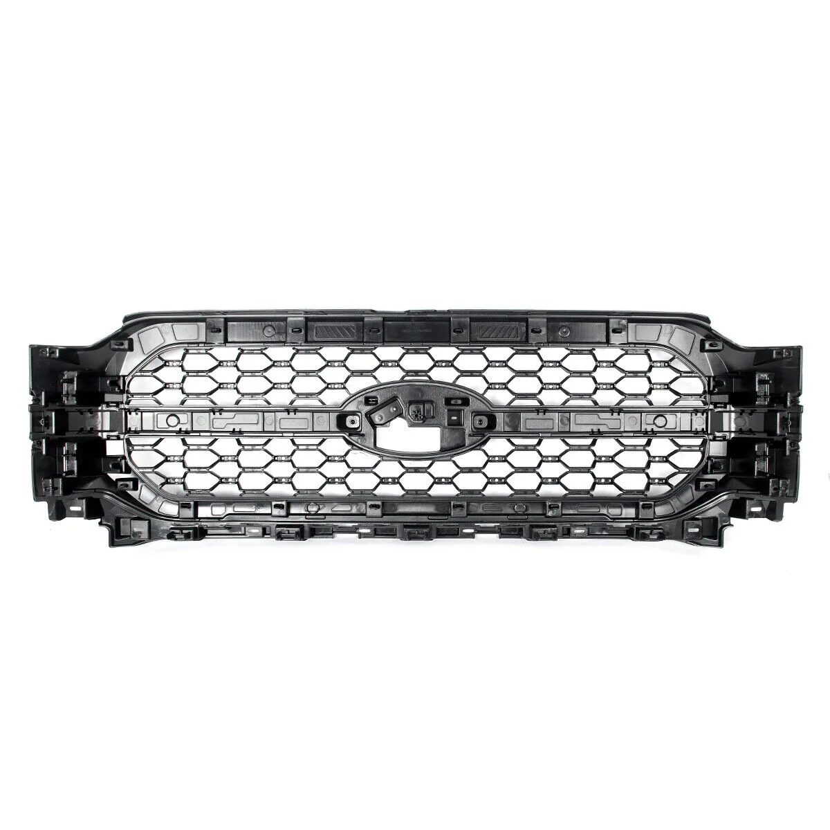 For Ford F-150 F150 Platinum 2021-2023 Agate Black Front Bumper Grille Assembly - Image 9