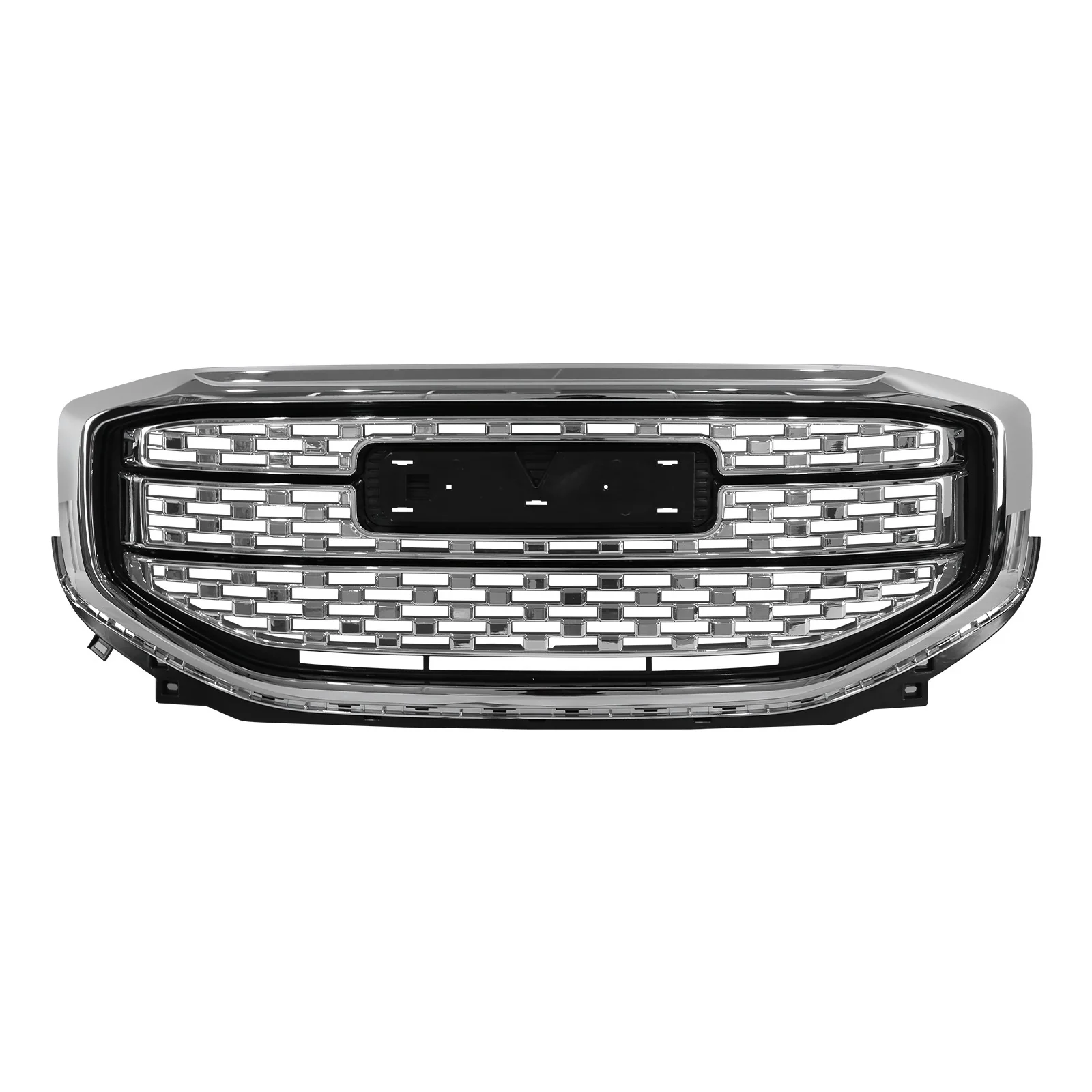 For GMC Acadia Denali 2017 2018 2019 Front Upper Bumper Grille Chrome 84378394 - Image 3