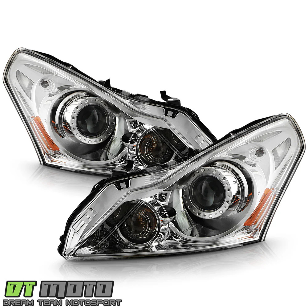 For Infiniti 2010-2013 G37 / 11-12 G25 4-Door Sedan HID/Xenon Projector Headlights Left+Right - Image 2