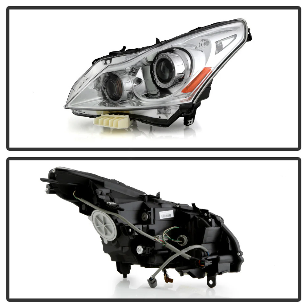 For Infiniti 2010-2013 G37 / 11-12 G25 4-Door Sedan HID/Xenon Projector Headlights Left+Right - Image 3