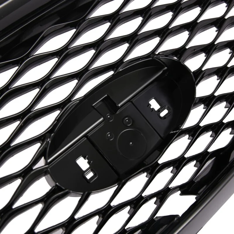 Gloss Black Front Upper Grille & Lower Grille For Infiniti Q50 Sport 2018-2024 - Image 7