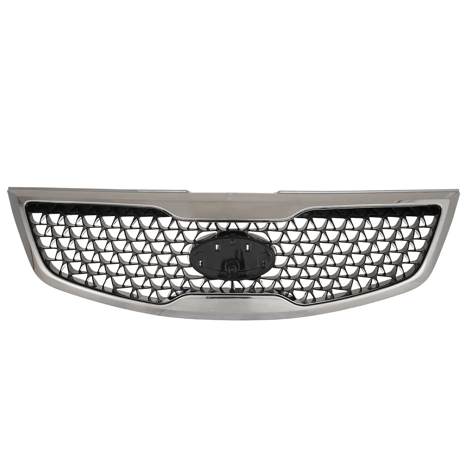 For Kia Sportage 2014-2016 Front Upper Grille Chrome Assembly