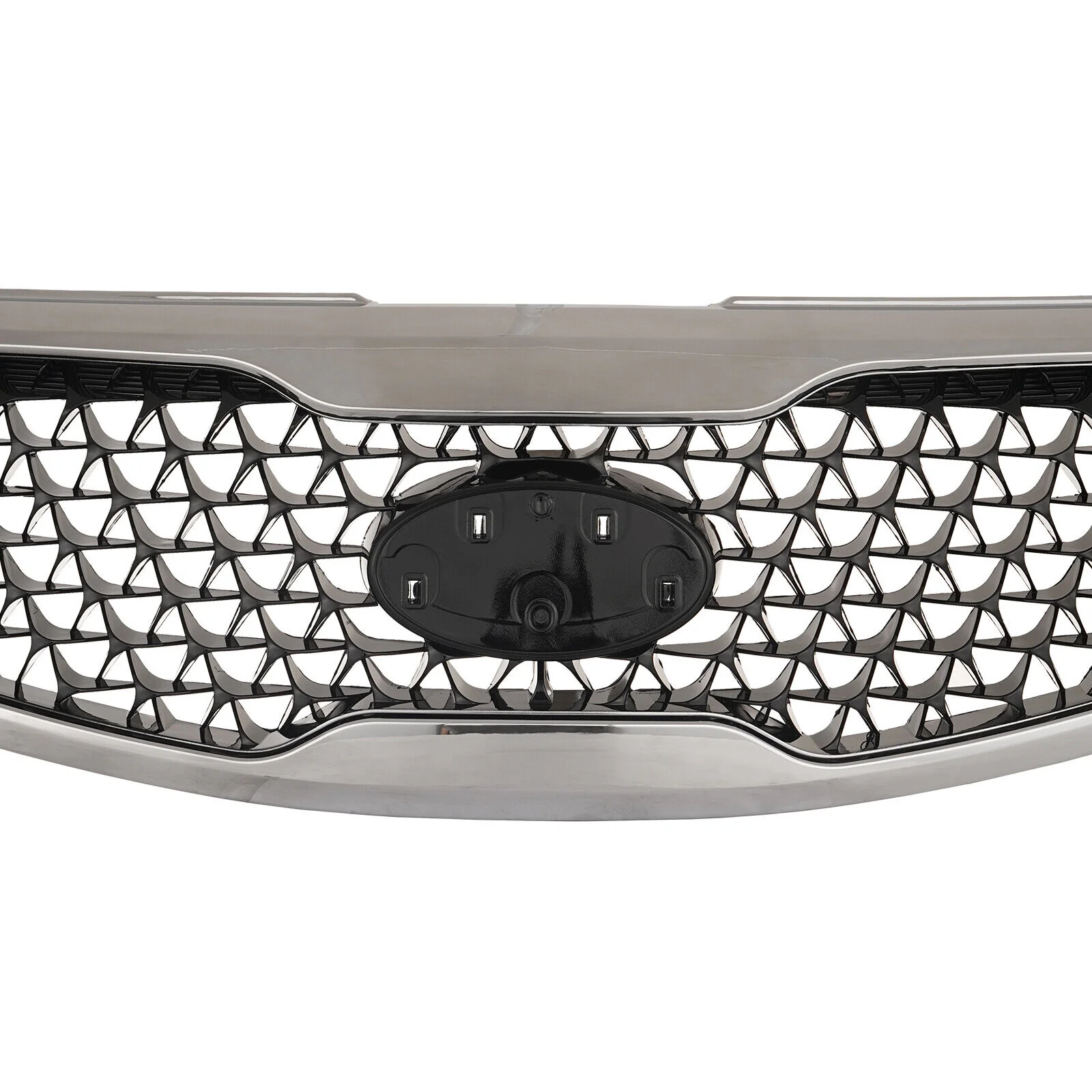 For Kia Sportage 2014-2016 Front Upper Grille Chrome Assembly - Image 3