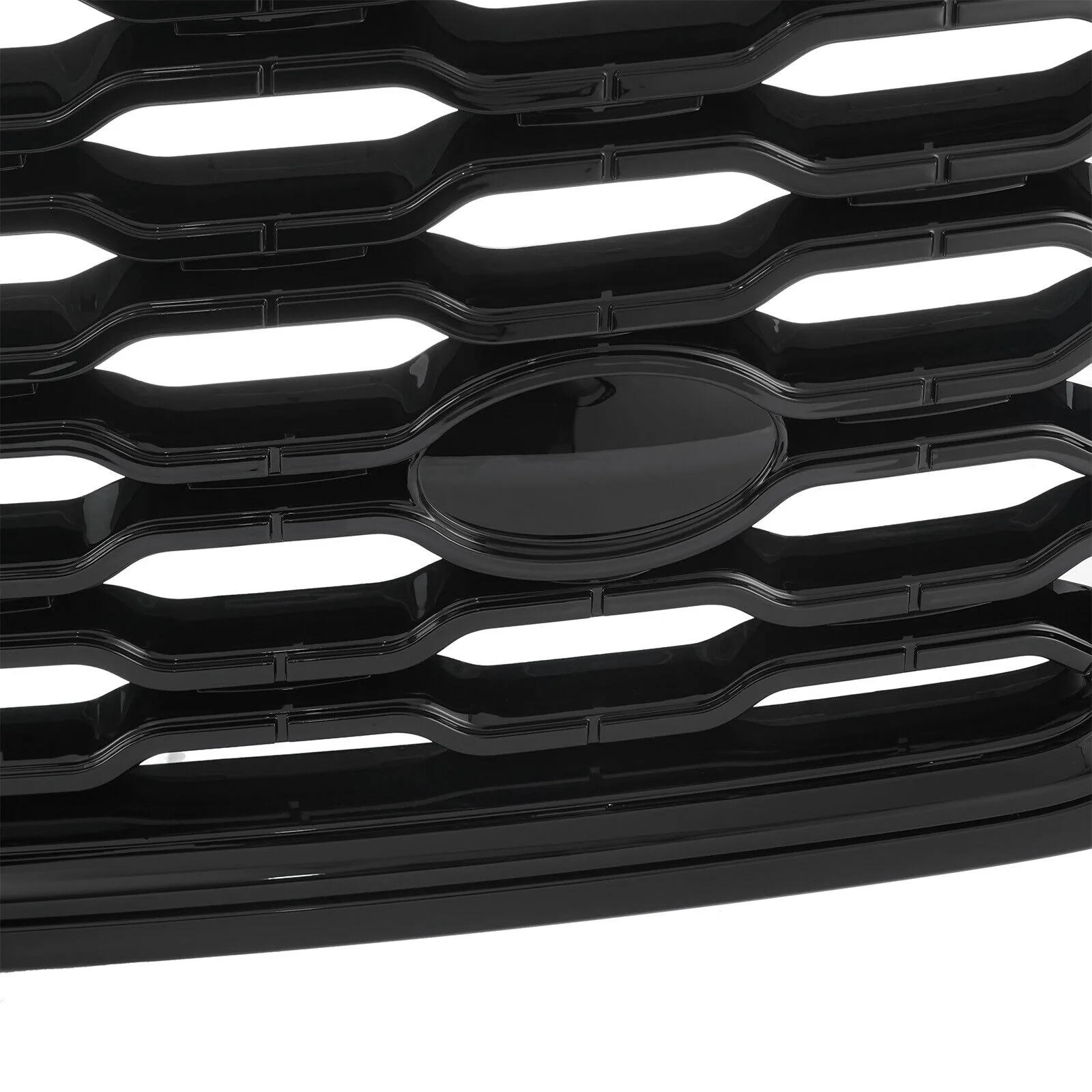 For Land Rover Range Rover Vogue 2013-2017 Front Bumper Grille Gloss Black - Image 4