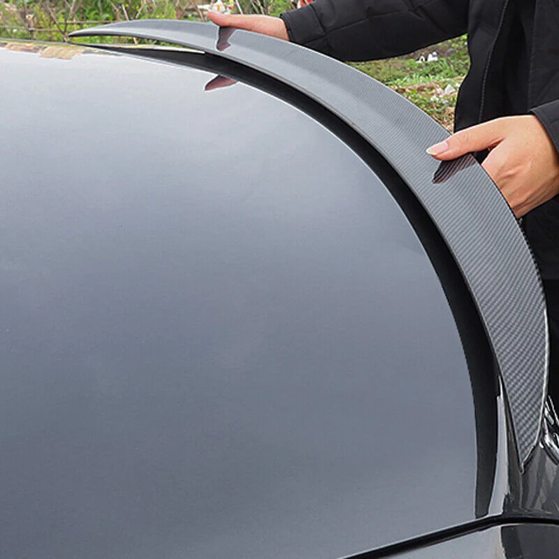 For 2022-2026 Mercedes Benz W206 Sedan C300 Carbon Fiber Look Trunk Spoiler Wing - Image 3