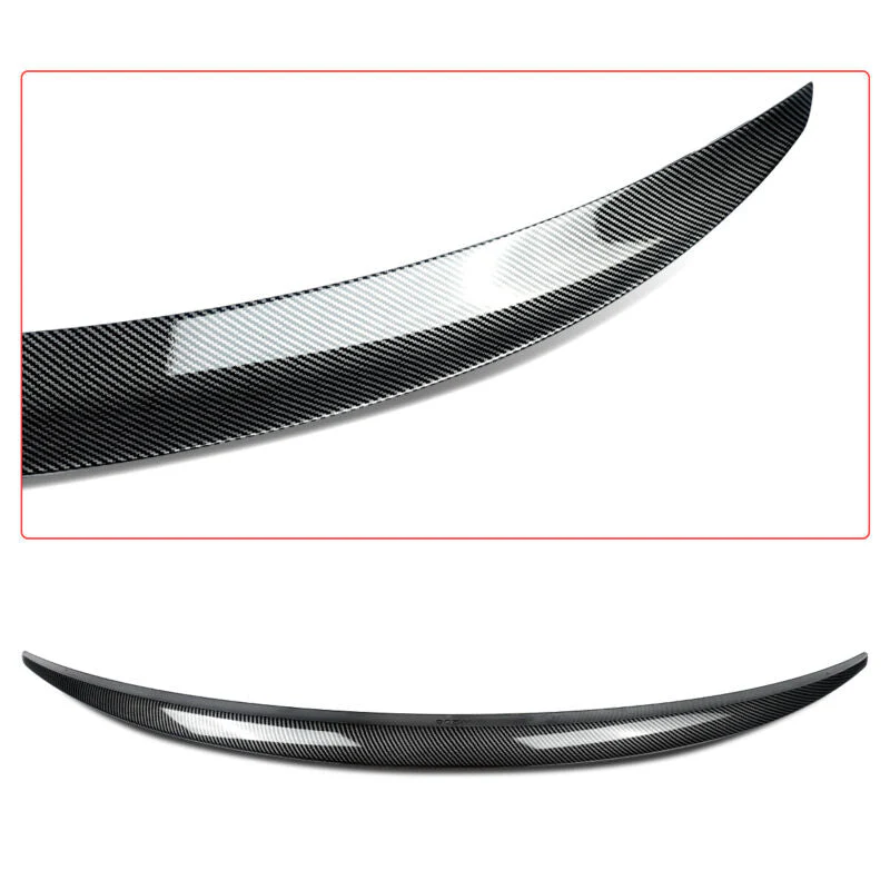 For 2022-2026 Mercedes Benz W206 Sedan C300 Carbon Fiber Look Trunk Spoiler Wing - Image 9