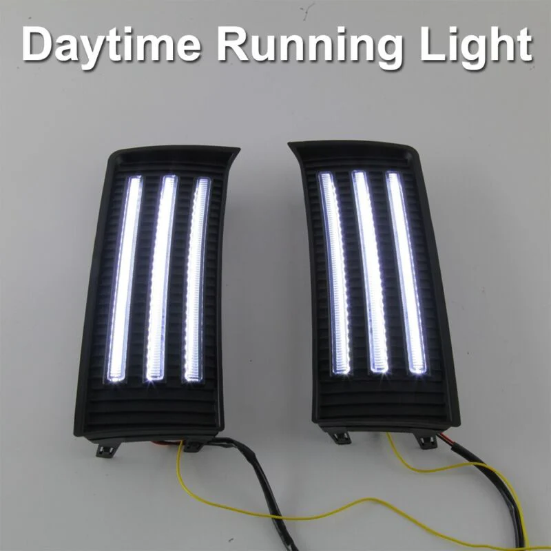 Daytime Running Light Front Fog Lamp Turn Signal DRL for Toyota Tundra 2022-2024 - Image 5