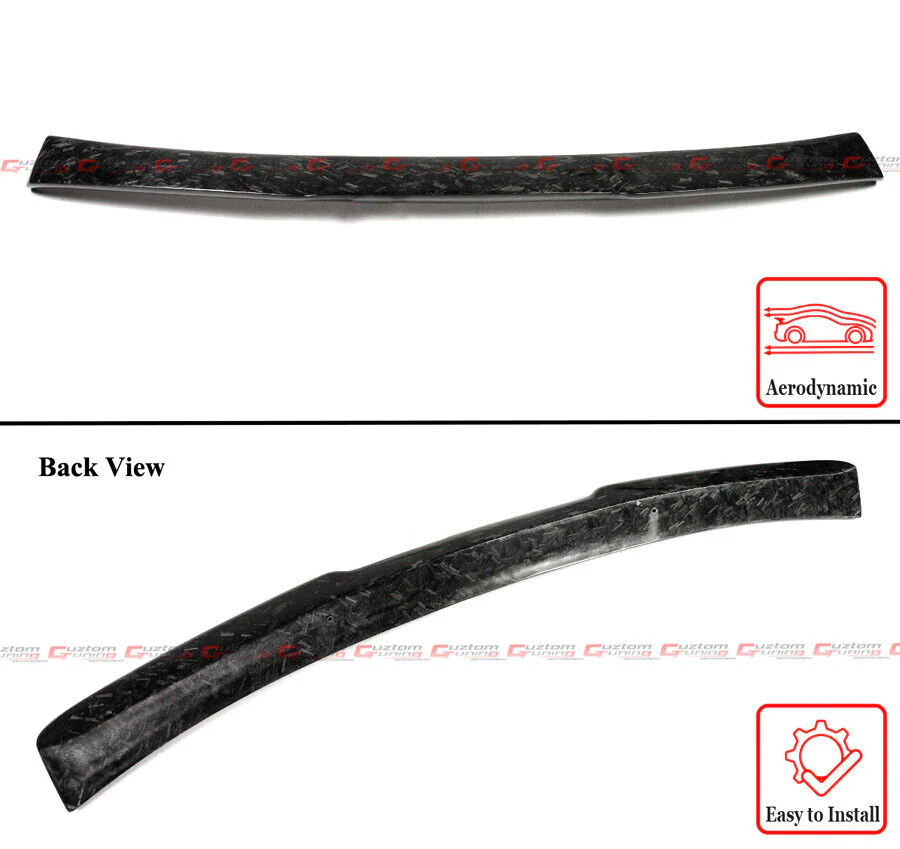 Fordged Carbon Fiber Rear Window Roof Spoiler Wing For 2014-2024 Infiniti Q50 Q50S - Image 2