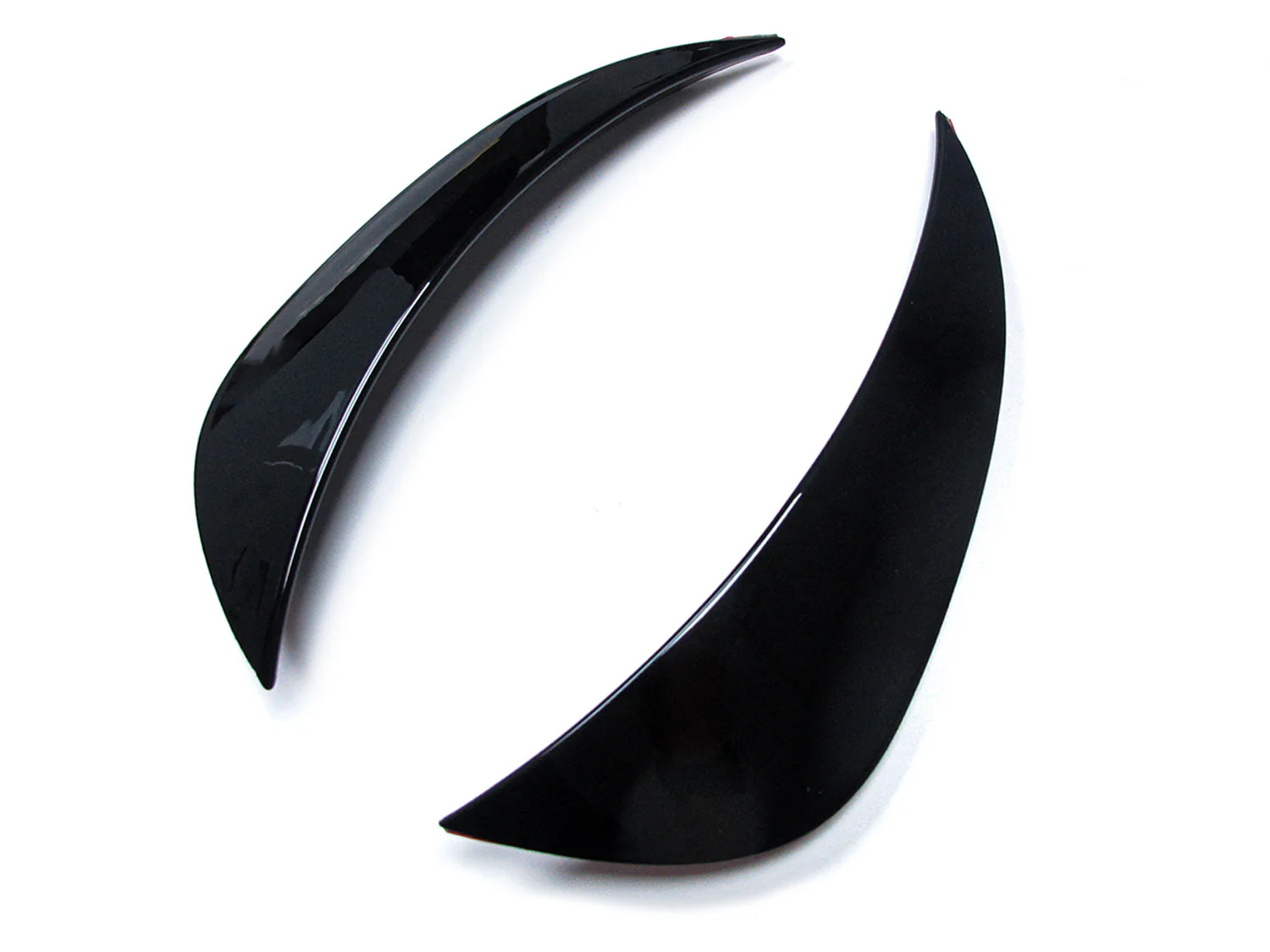 Front Bumper Canards Side Vent Gloss Black Fit For Mercedes C-Class W205 Sedan Coupe AMG Sport 2015-2018 pz11 - Image 6