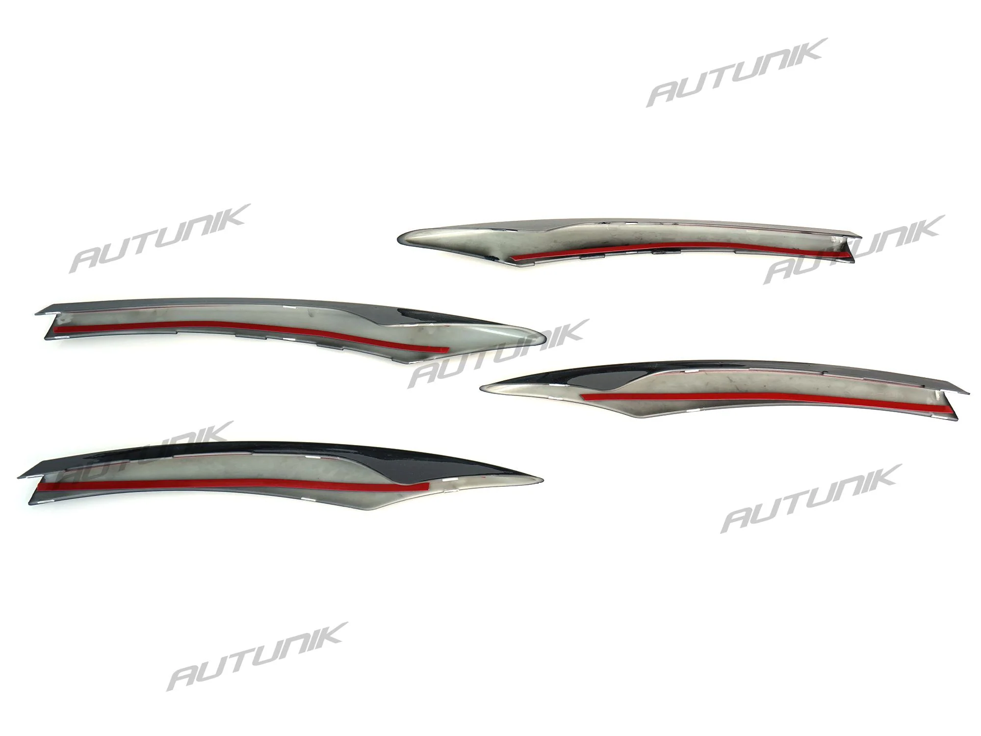 Front Splitter Molding Trims & Fog Light Cover For Mercedes W213 Facelift LCI E350 E450 AMG 2021 2022 - Image 11
