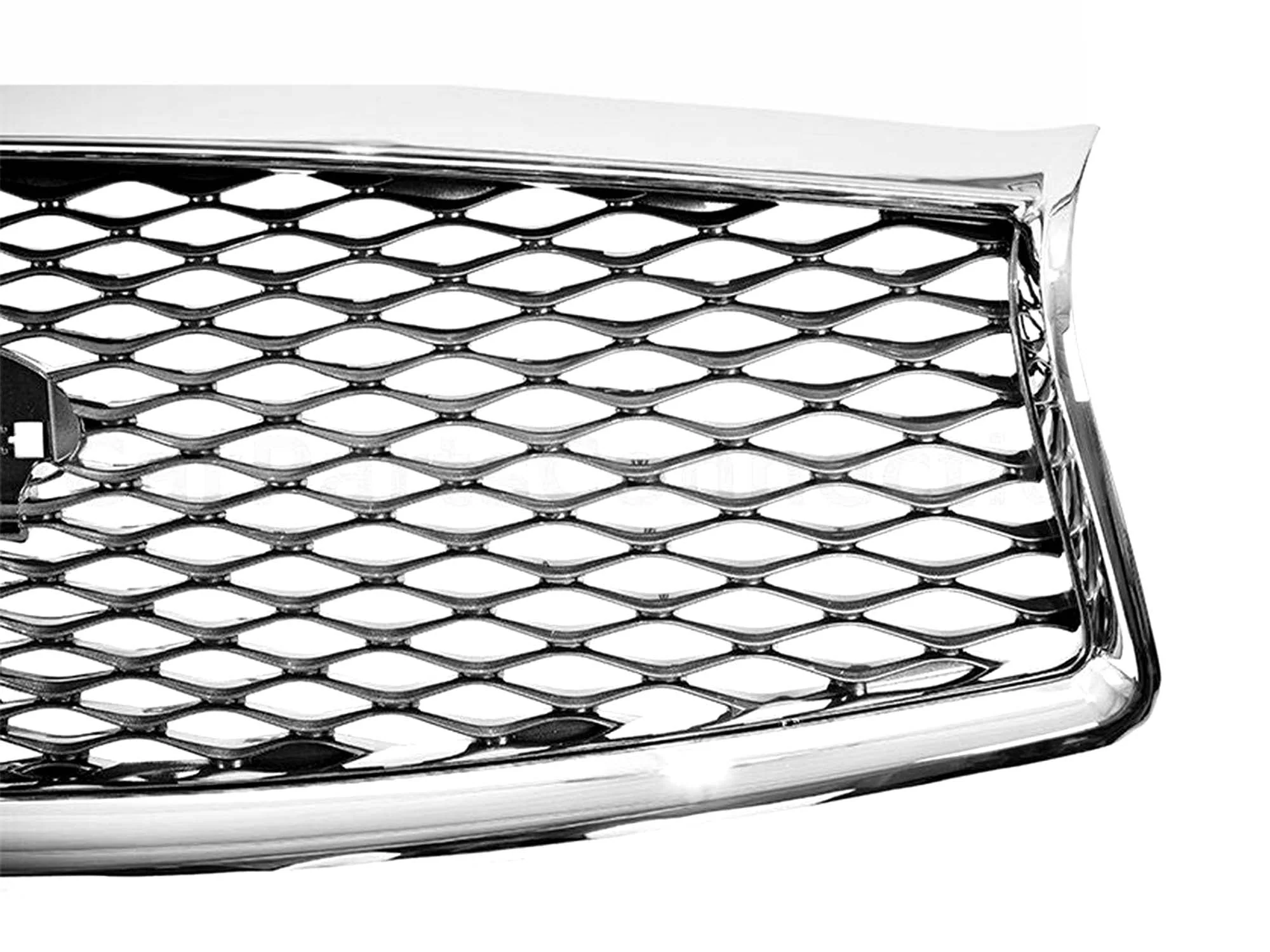 Chrome Front Bumper Upper Grill For Infiniti Q50 2014-2017 - Image 6